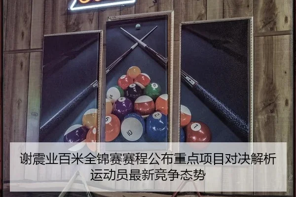 谢震业百米全锦赛赛程公布重点项目对决解析运动员最新竞争态势